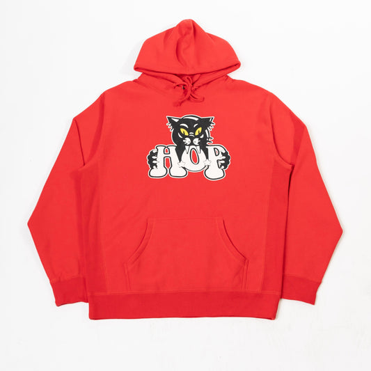 PANTHER HOODED SWEATSHIRT RED