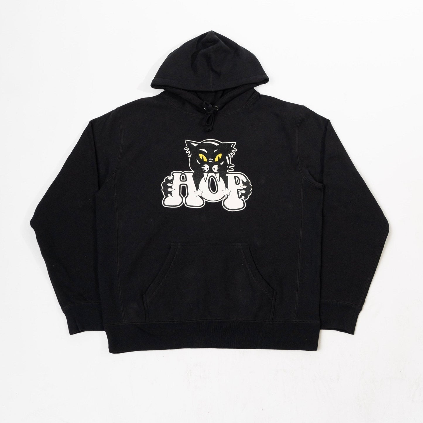 PANTHER HOODED SWEATSHIRT BLACK