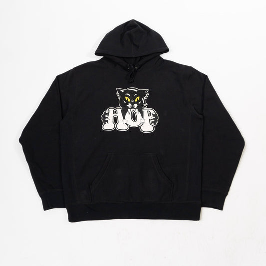 PANTHER HOODED SWEATSHIRT BLACK