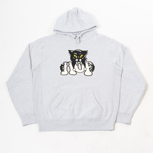 PANTHER HOODED SWEATSHIRT GREY