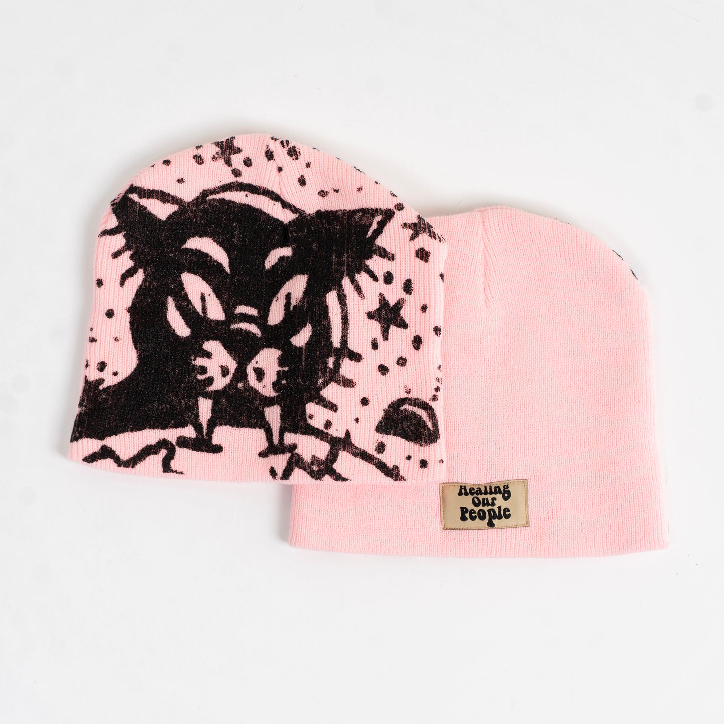 “PLAIN JANE” BEANIE PINK