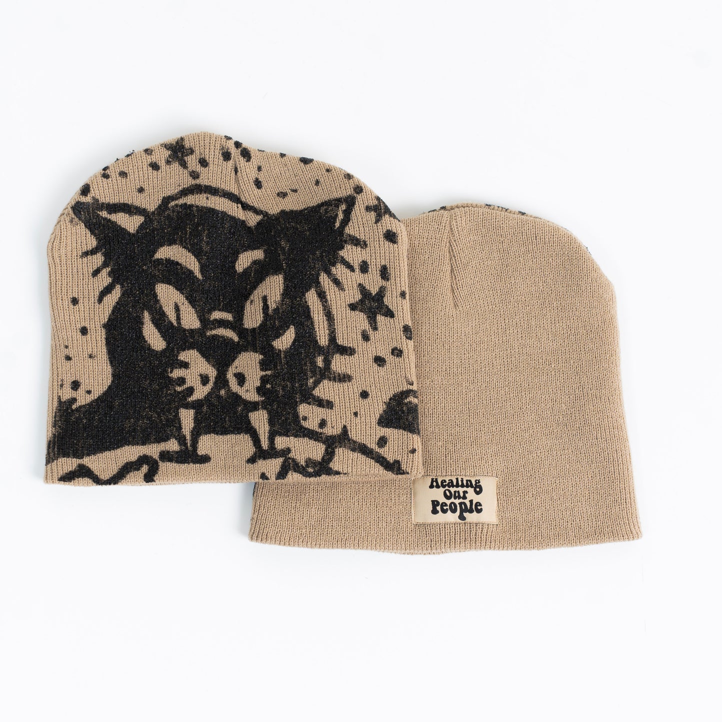 “PLAIN JANE” BEANIE TAN