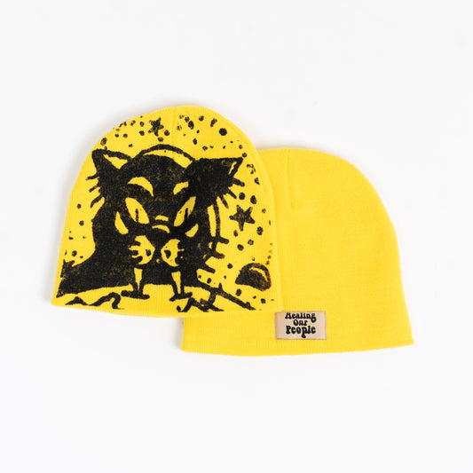 “PLAIN JANE” BEANIE YELLOW