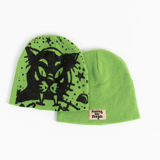 “PLAIN JANE” BEANIE GREEN