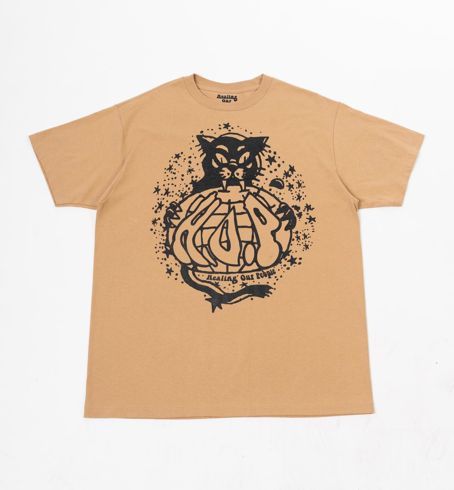 PANTHER LOGO T-SHIRT ORANGE