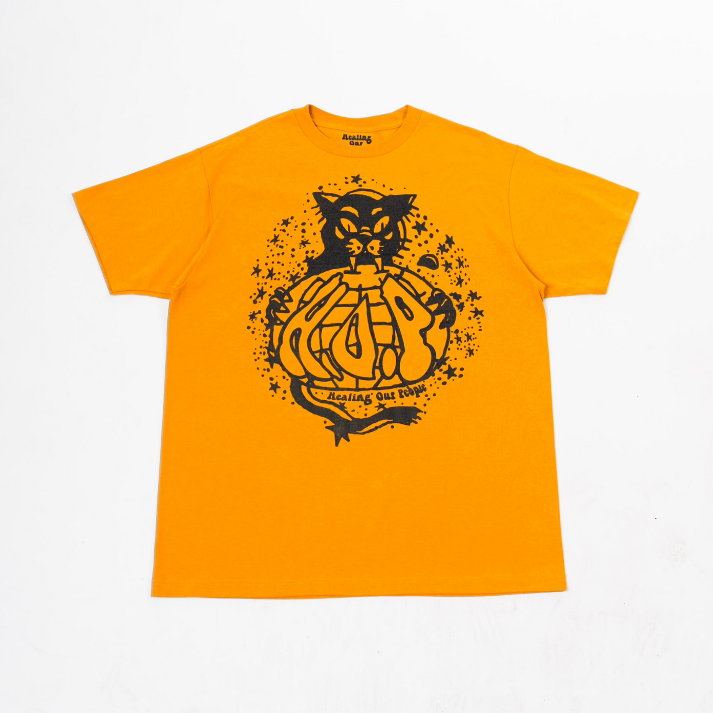 PANTHER LOGO T-SHIRT ORANGE